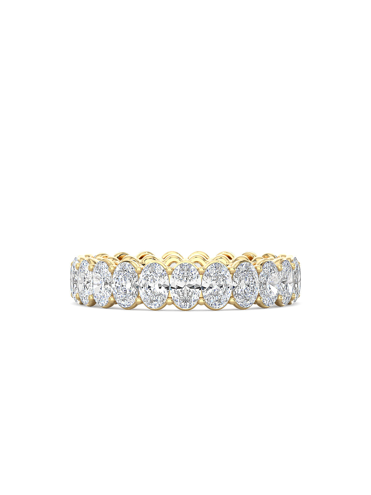 Oval Eternity Band