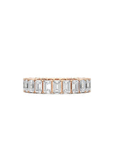 Emerald Cut Eternity Band