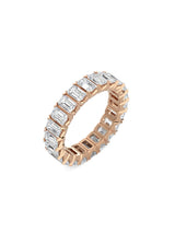 Emerald Cut Eternity Band