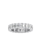 Emerald Cut Eternity Band
