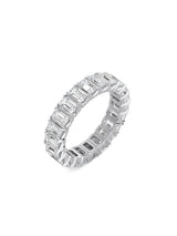 Emerald Cut Eternity Band