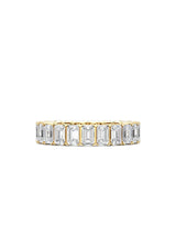 Emerald Cut Eternity Band