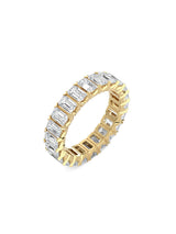 Emerald Cut Eternity Band