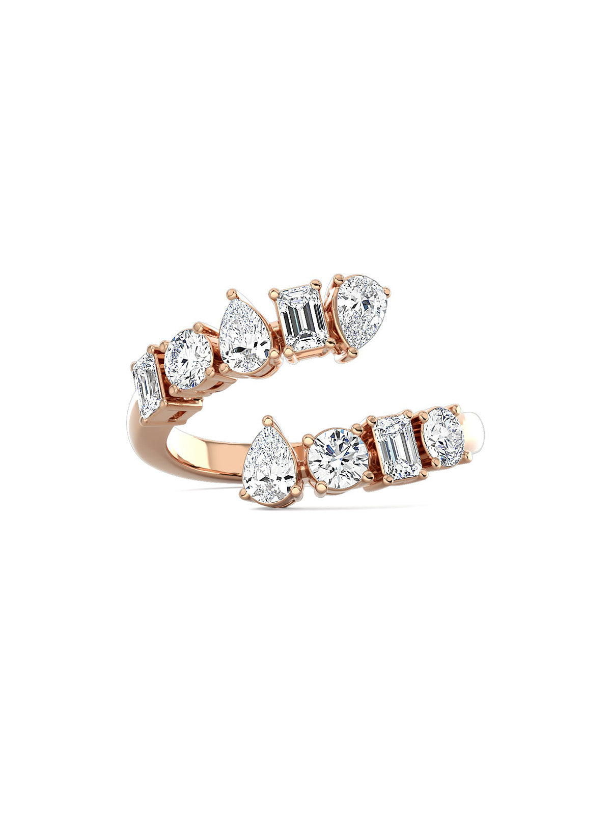 Twisted Diamond Ring