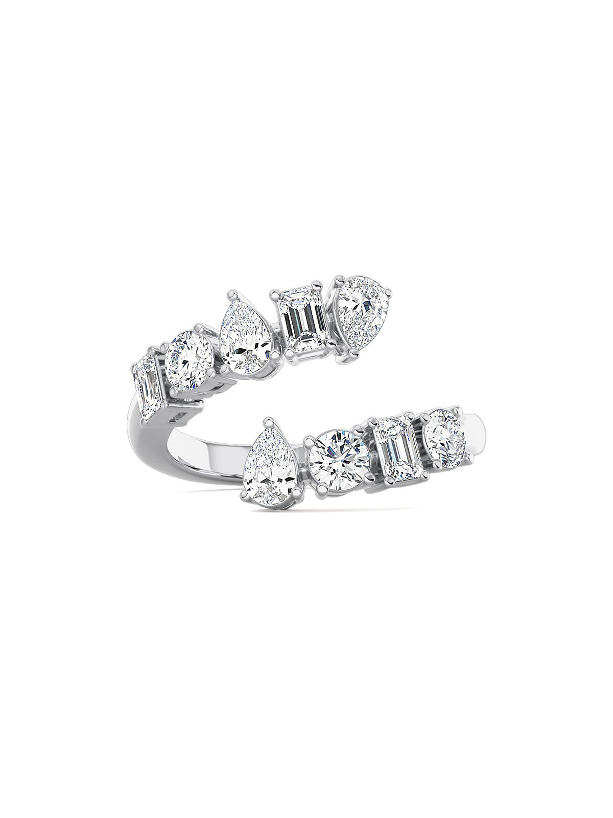 Twisted Diamond Ring