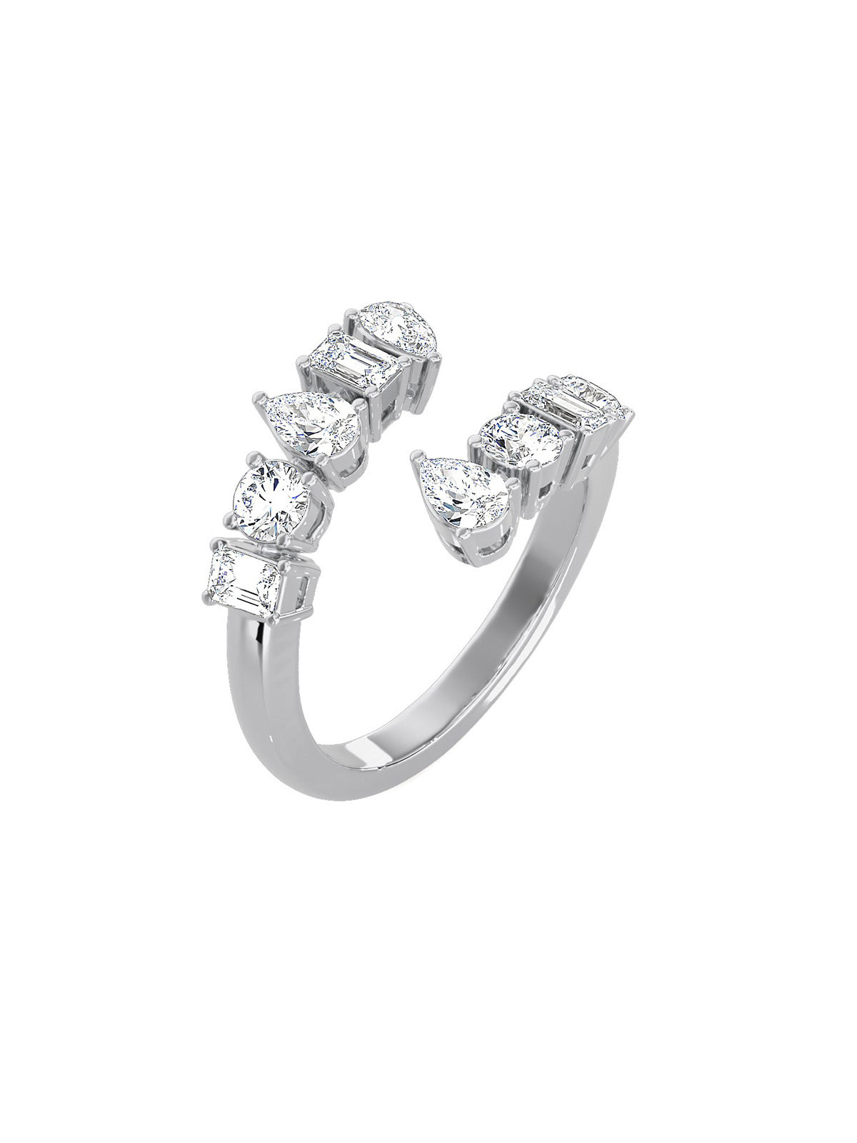 Twisted Diamond Ring