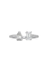 Cuff Dual Diamond Ring