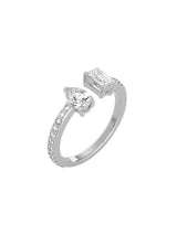 Cuff Dual Diamond Ring