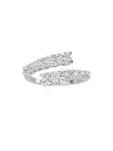 Graduating Diamond Wrap Ring