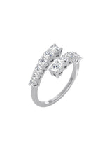 Graduating Diamond Wrap Ring