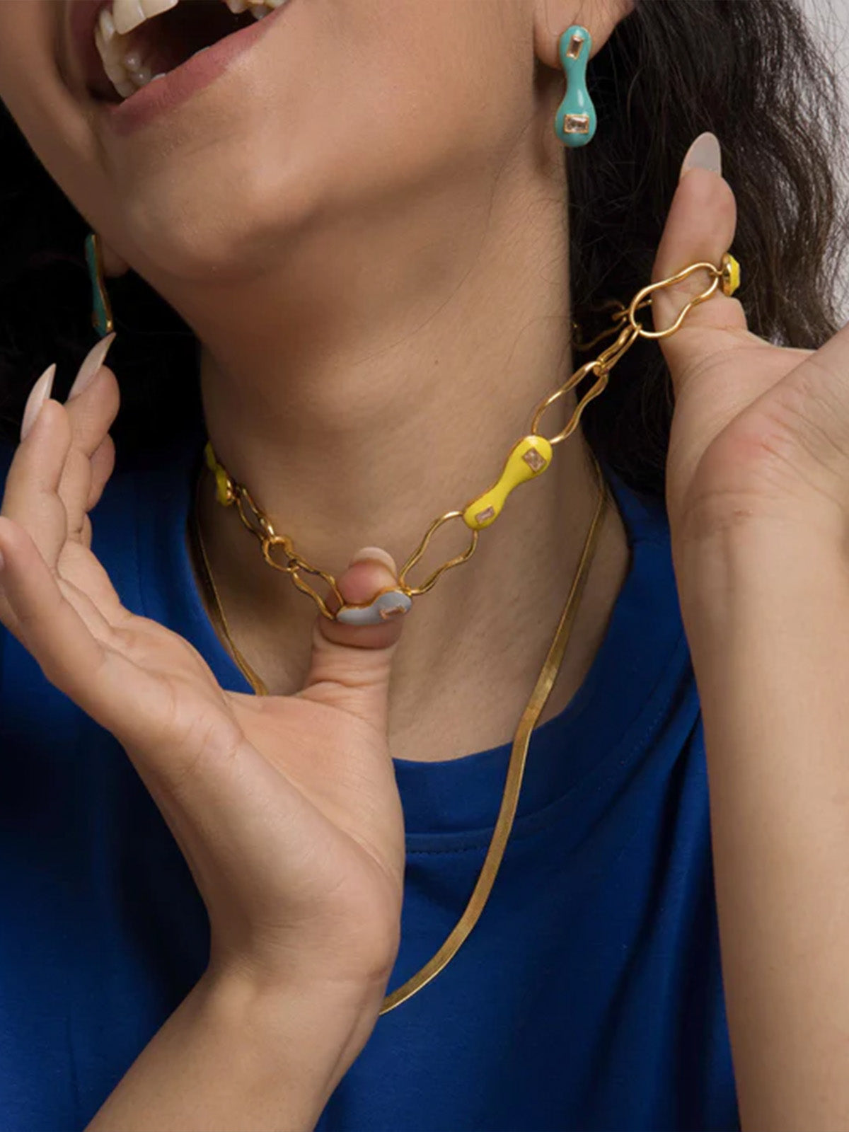 Blob Link Necklace