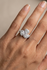 Three Stone Engagement Style Ring
