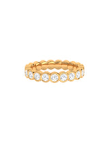 Solid Gold Full Eternity Diamond Band