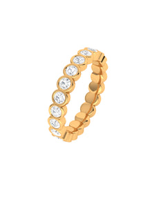  Solid Gold Full Eternity Diamond Band