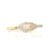 Solid Gold Diamond Loop Ring