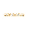 Solid Gold Geo Stack Diamond Ring