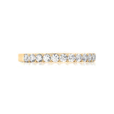 Solid Gold Half Eternity Diamond Band