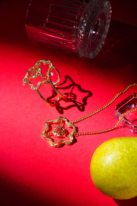 Aurum Roller Drop Pendant