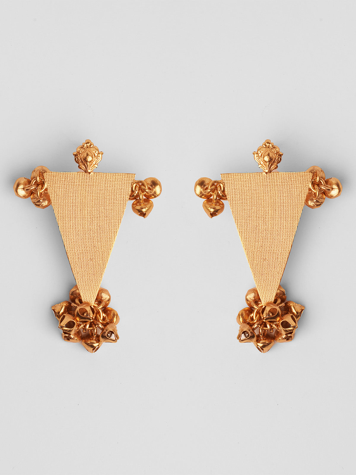 Triangle Stamp Earrings
