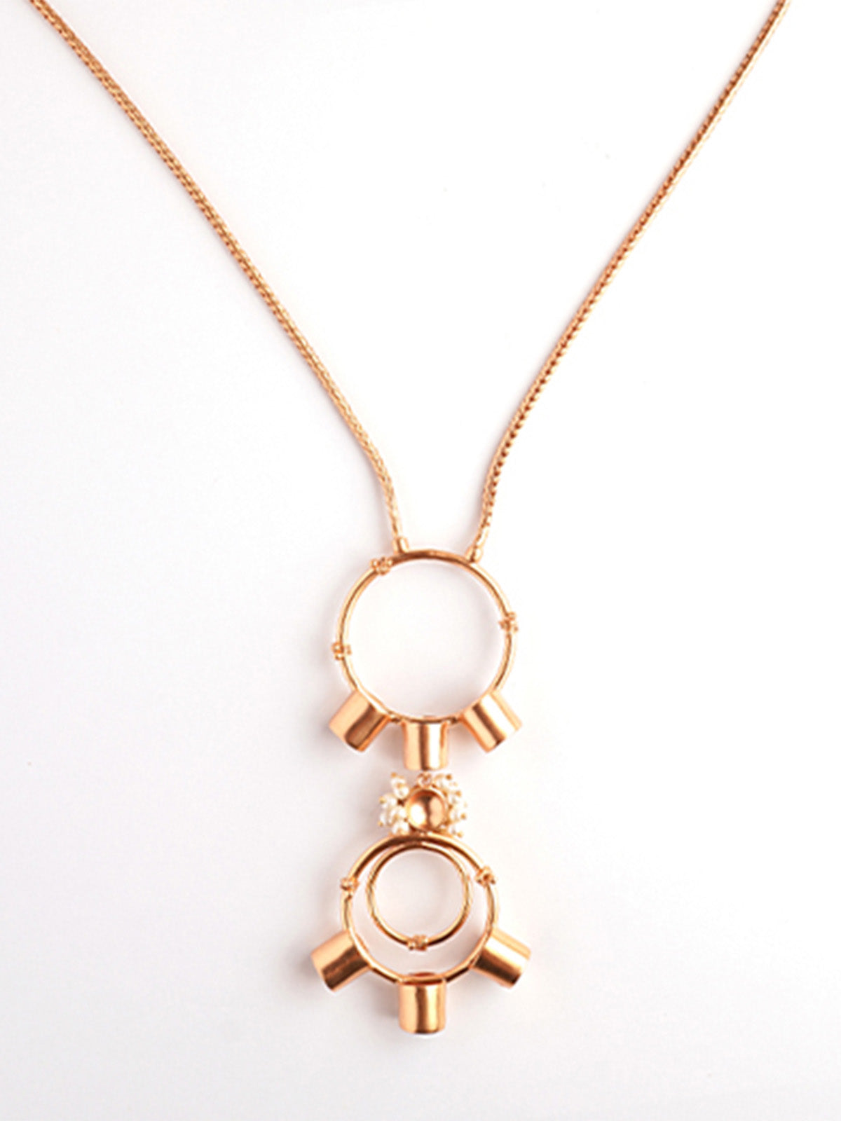 Pearl Drum Necklace
