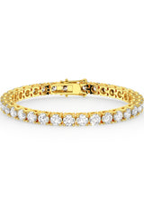 Brilliant Round Shaped Solitaire Tennis Bracelet