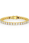 Brilliant Round Shaped Solitaire Tennis Bracelet
