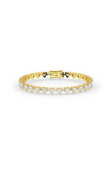 Heart Shaped Solitaire Tennis Bracelet