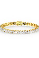 Marquise Shaped Solitaire Tennis Bracelet