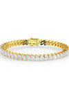 Marquise Shaped Solitaire Tennis Bracelet