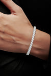 Marquise Shaped Solitaire Tennis Bracelet