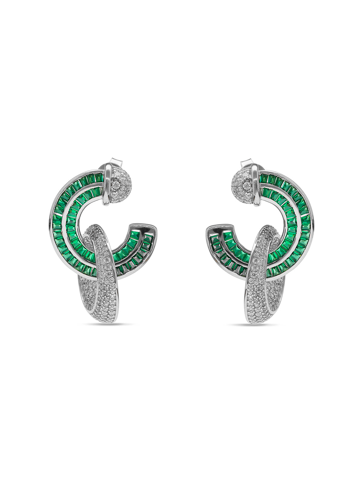 Forest Loop Dangler Earrings
