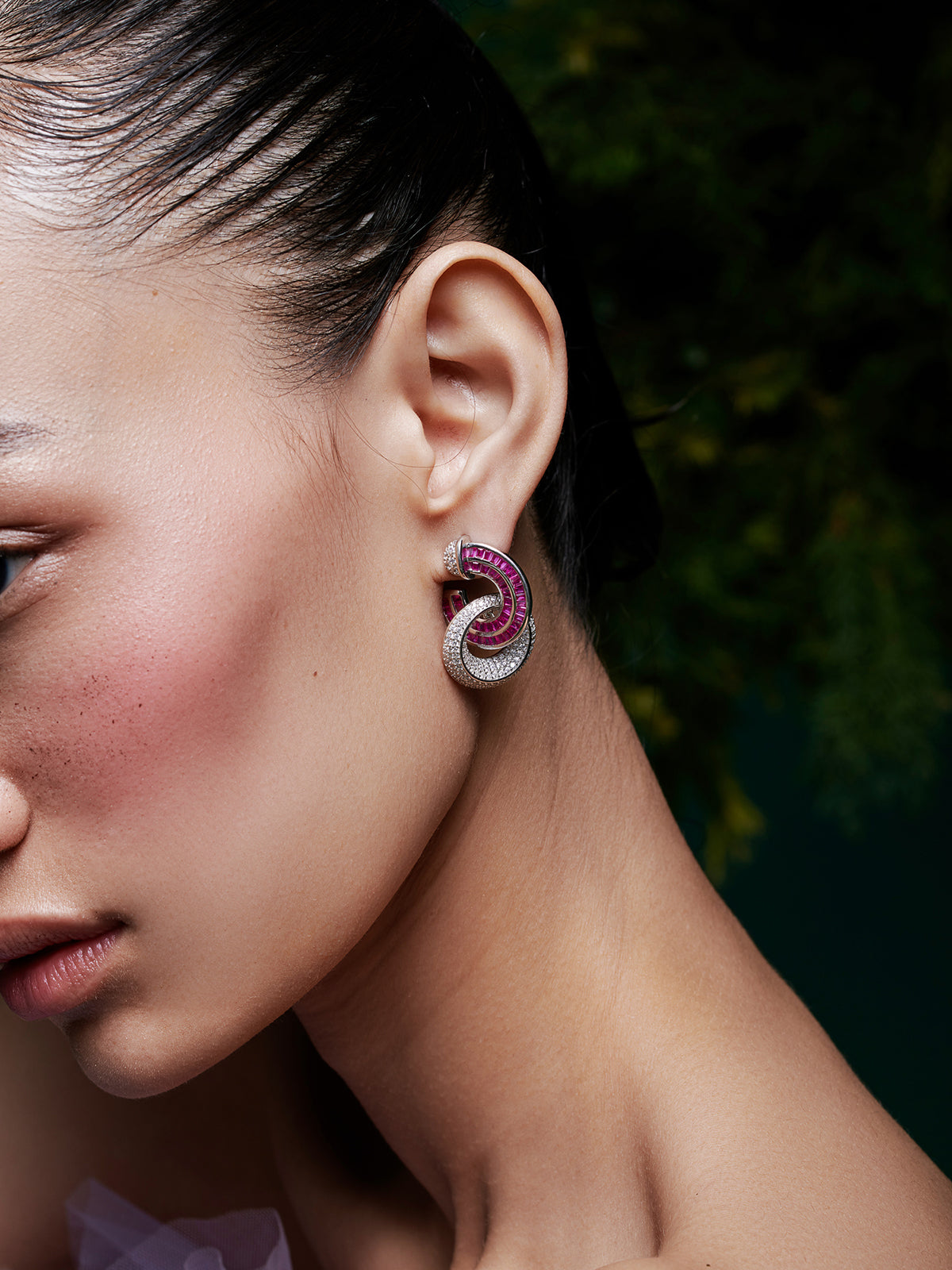 Forest Loop Dangler Earrings