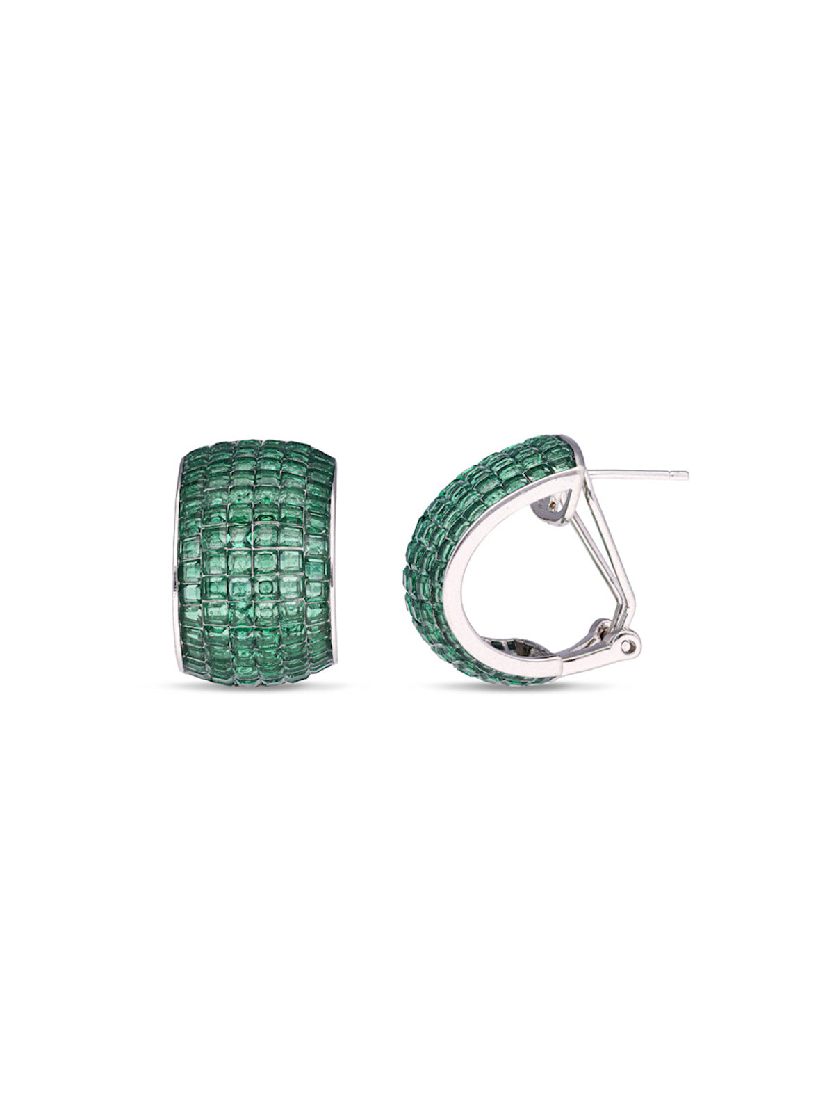 Elegance Emerald Studs Earrings