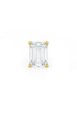 Emerald Cut Solitaire Stud Earrings