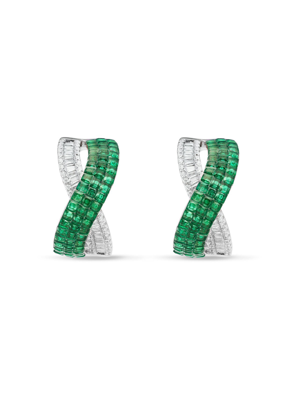 Foliage Twist Studs Earrings