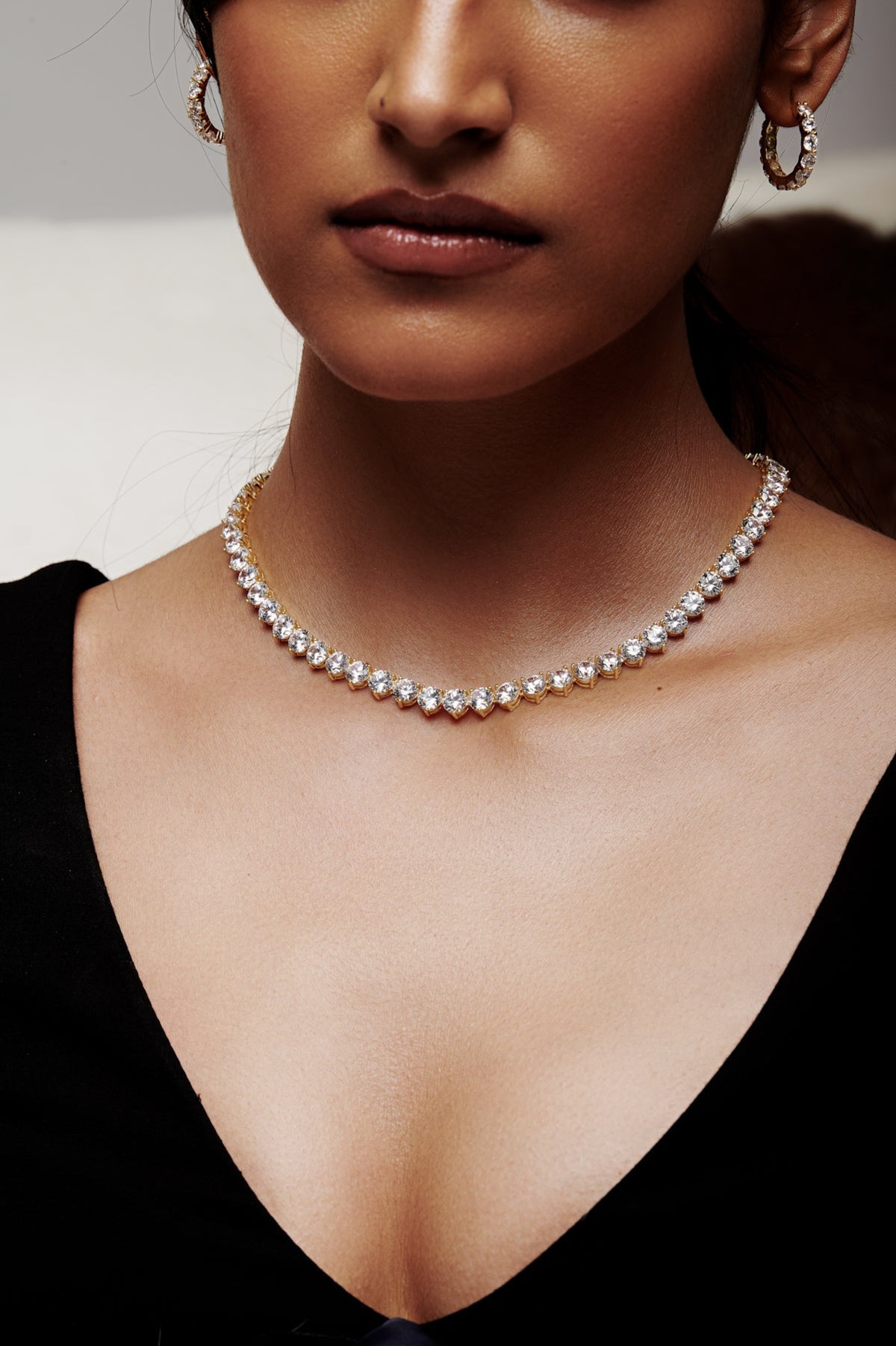Brilliant Round Shaped Solitaire Necklace