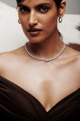 Brilliant Round Shaped Solitaire Necklace