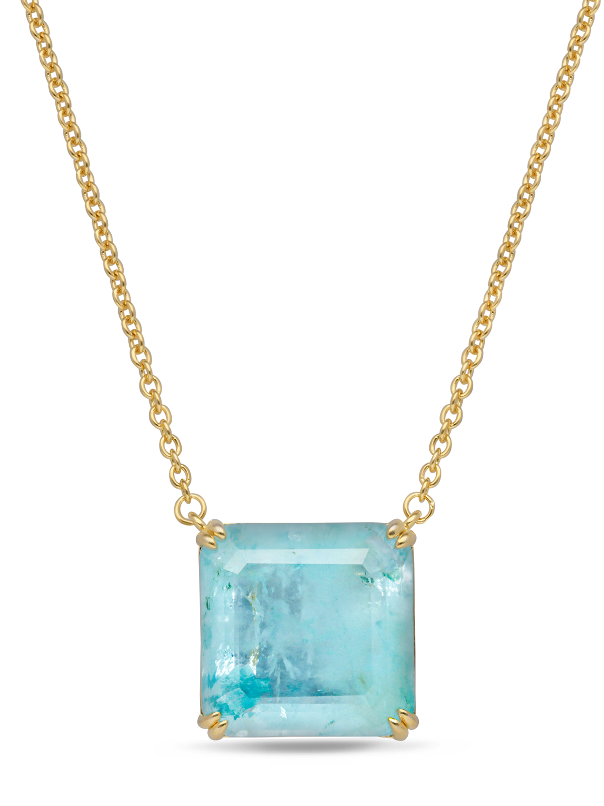 Celestial Geometric Pendant With Chain
