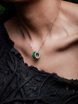 Circle Of Life Pendant With Silver Chain