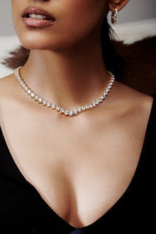  Brilliant Round Shaped Solitaire Necklace