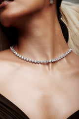 Brilliant Round Shaped Solitaire Necklace