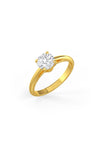 Brilliant Round Shaped Solitaire Engagement Ring