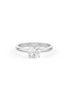 Brilliant Round Shaped Solitaire Engagement Ring
