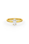 Marquise Shaped Solitaire Engagement Ring