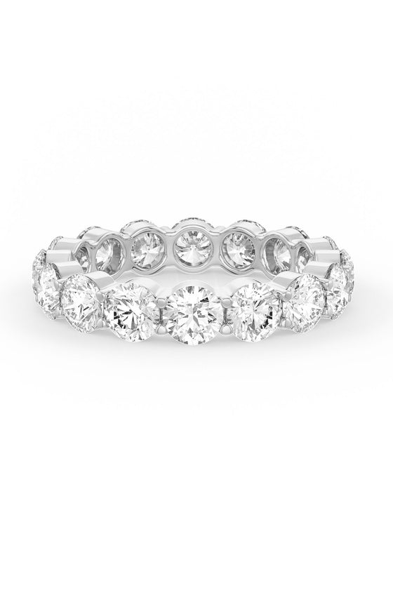 Brilliant Round Shaped Solitaire Wedding Bands