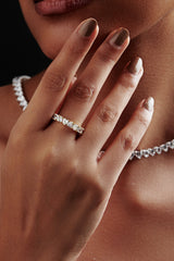 Heart Shaped Solitaire Wedding Bands