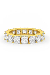 Square Shaped Solitaire Wedding Bands