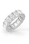 Emerald Cut Solitaire Wedding Bands