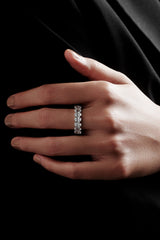 Oval Shaped Solitaire Wedding Bands