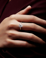 Pear Shaped Solitaire Engagement Ring